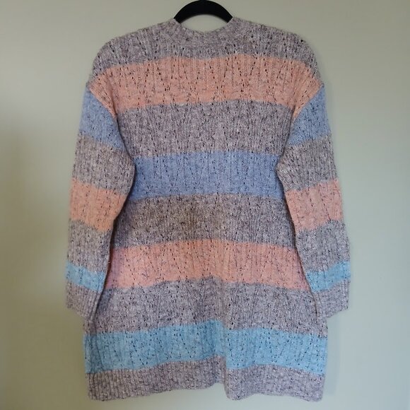 Christopher & Banks Striped Cardigan Knit Sweater | Women's Petite XL - Picture 3 of 5